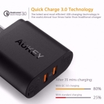 شارژر دو پورت Aukey PA-T16 Wall Charger