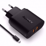 شارژر دو پورت Aukey PA-T16 Wall Charger