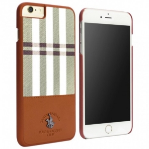 گارد محافظ چرمی Santa Barbara Polo & Racquet Club Plaid Series برای گوشی Apple iphone 7/7 Plus