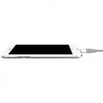 کابل شارژر ROCK Lightning Flat Intelligent LED Fully