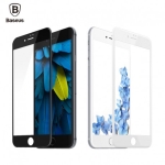 محافظ صفحه نمایش شیشه ای رنگی Baseus 3D glass برای گوشی Apple iPhone 7 Plus