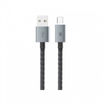 کابل شارژر میکرو یو اس بی Rock Space METAL & LEATHER Micro USB CABLE