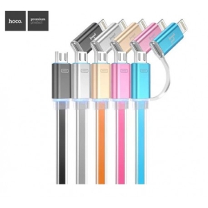 کابل شارژر دو سر Hoco UPL8 2 in 1 Cable Charging