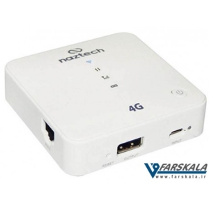 مودم بی سیم 4G به همراه پاوربانک نزتک مدل Naztech NZT-9930S 4G Router Wi-Fi Hotspot and Powerbank