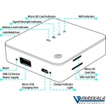 مودم بی سیم 4G به همراه پاوربانک نزتک مدل Naztech NZT-9930S 4G Router Wi-Fi Hotspot and Powerbank