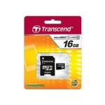 رم میکرو اس‌دی 16 گیگابایت Transcend Class 4