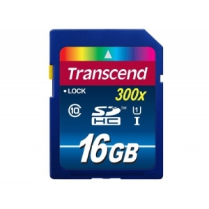 رم اس‌دی 16 گیگابایت Transcend 300x Class 10