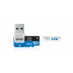 رم میکرو اس‌دی 64 گیگابایت Lexar High-Performance UHS-I U1 Class 10 633X به همراه USB 3.0 Reader