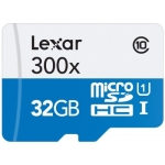 رم میکرو اس‌دی 32 گیگابایت Lexar High-Performance UHS-I U1 Class 10 300X