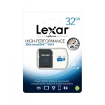 رم میکرو اس‌دی 32 گیگابایت Lexar High-Performance UHS-I U1 Class 10 300X