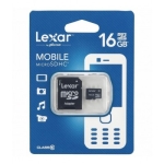 رم میکرو اس‌دی 16 گیگابایت Lexar Class 10