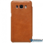 کیف محافظ چرمی نیلکین Nillkin Qin leather برای Galaxy J7 2016