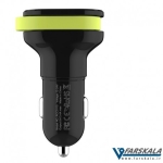 شارژر فندکی دوپورت Rock Space Car Charger Sotor