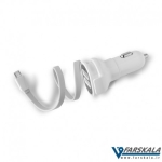 شارژر فندکی دوپورت Rock Space Car Charger Sotor