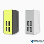 شارژر چهار پورت RockSpace Four Port wall Charger