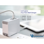 شارژر چهار پورت RockSpace Four Port wall Charger