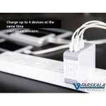 شارژر چهار پورت RockSpace Four Port wall Charger