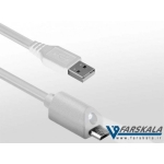 کابل تبدیل microUSB به USB مدل Naztech LED cable