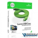 کابل تبدیل microUSB به USB مدل Naztech LED cable