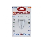 شارژر فندکی دو پورت 3.1 آمپر Promate