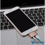 تبدیل لایتنینگ به جک 3.5 میلیمتری صدا 2in1 usams  connector