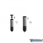 هندزفری بلوتوث و شارژر فندکی دو پورت ریمکس REMAX RB-T11C