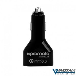 شارژر فندکی پرومیت Promate Turbo QC3 Car Cargher