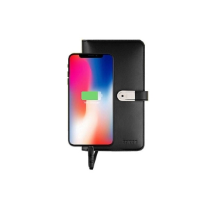 کیف چرمی همراه پاور بانک و فلش ممموری Zhuse Glory Series PB-032 10000mAh Power Bank And Leather Bag
