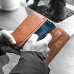 کیف چرمی گوشی آیفون XS|X مدل Zhuse X