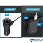 شارژر فندکی Promate CarHub-4