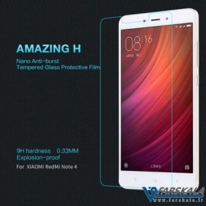 محافظ صفحه نمایش شیشه ای نیلکین Nillkin H برای Xiaomi RedMi Note 4