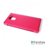 کیف محافظ چرمی Dual Window Flip Cover برای گوشی Huawei Honor 7