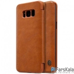 کیف محافظ چرمی نیلکین Nillkin Qin Series برای Samsung Galaxy S8