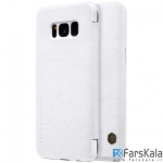 کیف محافظ چرمی نیلکین Nillkin Qin Series برای Samsung Galaxy S8