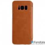 کیف محافظ چرمی نیلکین Nillkin Qin Series برای Samsung Galaxy S8