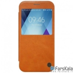 کیف چرمی نیلکین Nillkin QIN برای گوشی Samsung Galaxy A3 2017