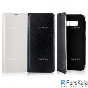 فلیپ کاور چرمی سامسونگ Flip Cover برای Samsung Galaxy S8 plus