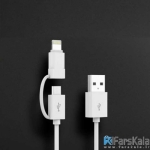کابل شارژ و انتقال داده راک Rock Space Lightning And Micro USB Charging Cable