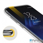 محافظ شیشه ای - ژله ای Transparent Cover برای Samsung Galaxy S8 Plus