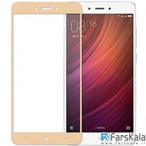 محافظ صفحه نمایش شیشه ای رنگی تمام صفحه 3D Glass برای Xiaomi RedMi Note 4