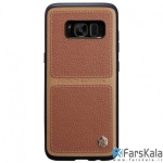 قاب محافظ چرمی نیلکین Nillkin Burt Case برای گوشی Samsung Galaxy S8
