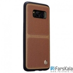 قاب محافظ چرمی نیلکین Nillkin Burt Case برای گوشی Samsung Galaxy S8