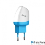 شارژر دیواری میلی Mili Dolphin EU Travel Charger HC-E10