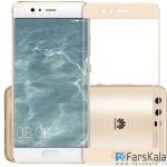 محافظ صفحه نمایش شیشه ای رنگی تمام صفحه 3D Glass برای Huawei P10