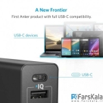 شارژر رومیزی 5 پورت Anker PowerPort 5 USB-C USB Wall Charger