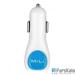 شارژر فندکی دوپورت Mili Smart Dual Car Charger