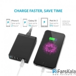 شارژر رومیزی 6 پورت Anker PowerPort 6 60W 6-Port USB Desktop Charger