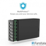 شارژر رومیزی 6 پورت Anker PowerPort 6 60W 6-Port USB Desktop Charger