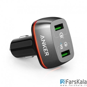 شارژر فندکی Anker PowerDrive+ 2 with Quick Charge 3.0