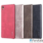 قاب محافظ چرمی X-Level VINTAGE SERIES برای گوشی Sony Xperia XA